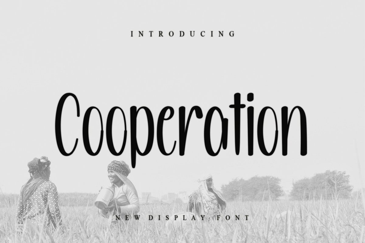 Schriftart Cooperation