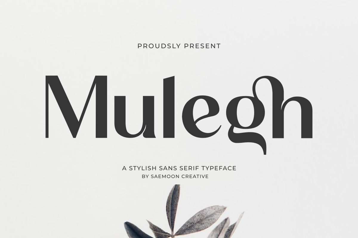 Schriftart Mulegh