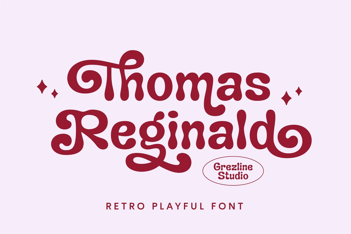 Schriftart Thomas Reginald