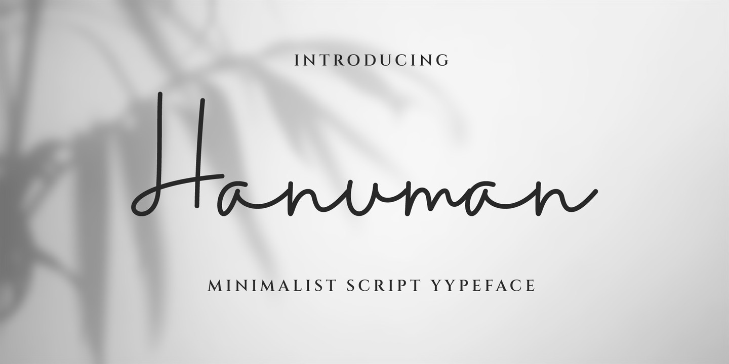 Schriftart Hanumаn