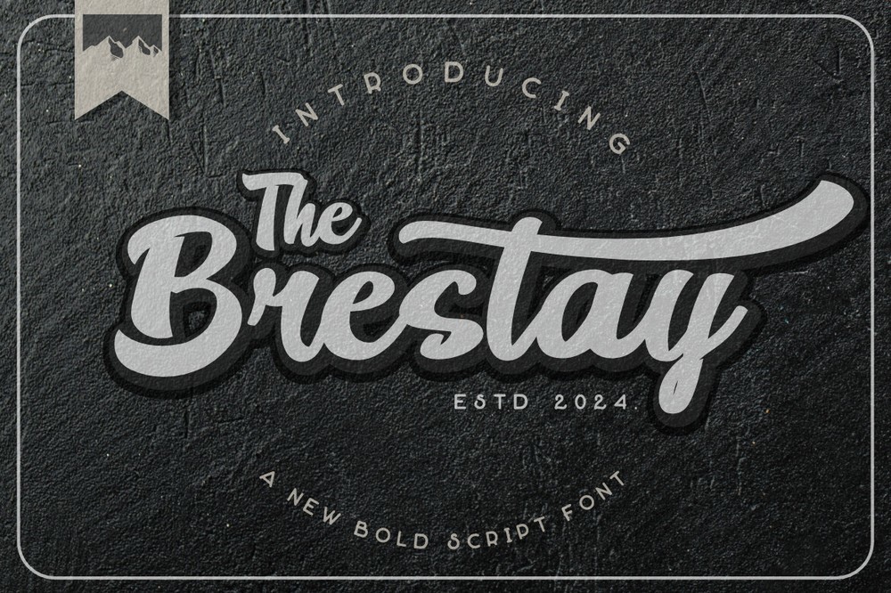 Schriftart Brestay