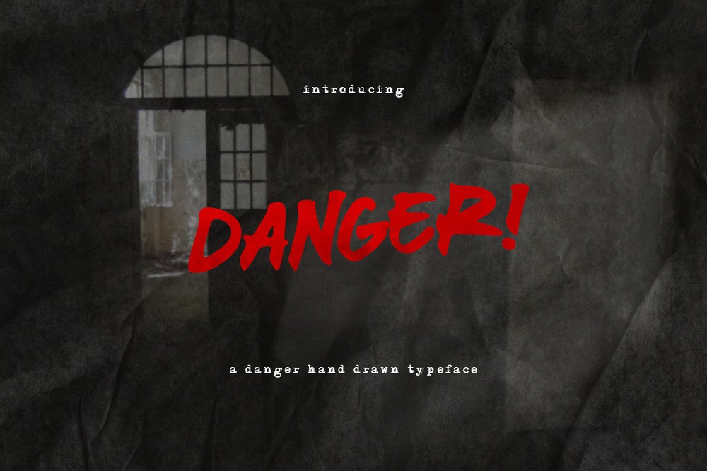 Schriftart Danger