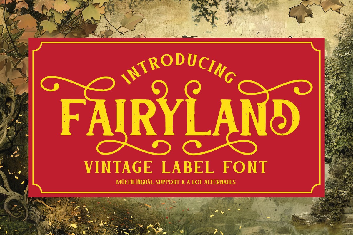 Schriftart Fairyland