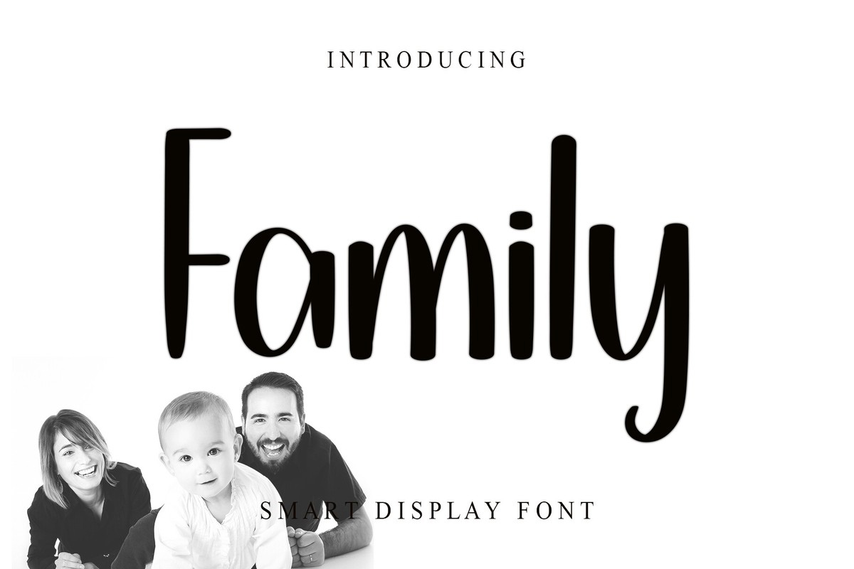 Schriftart Famil