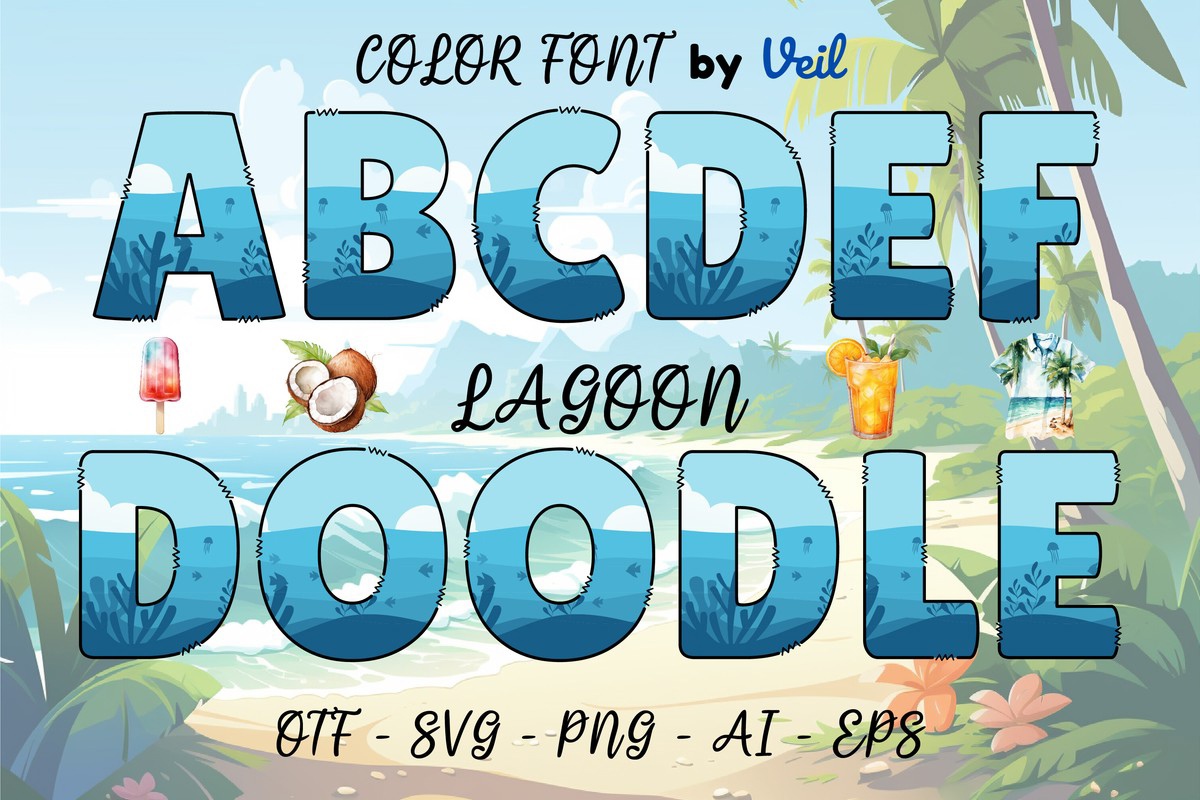 Schriftart Lagoon