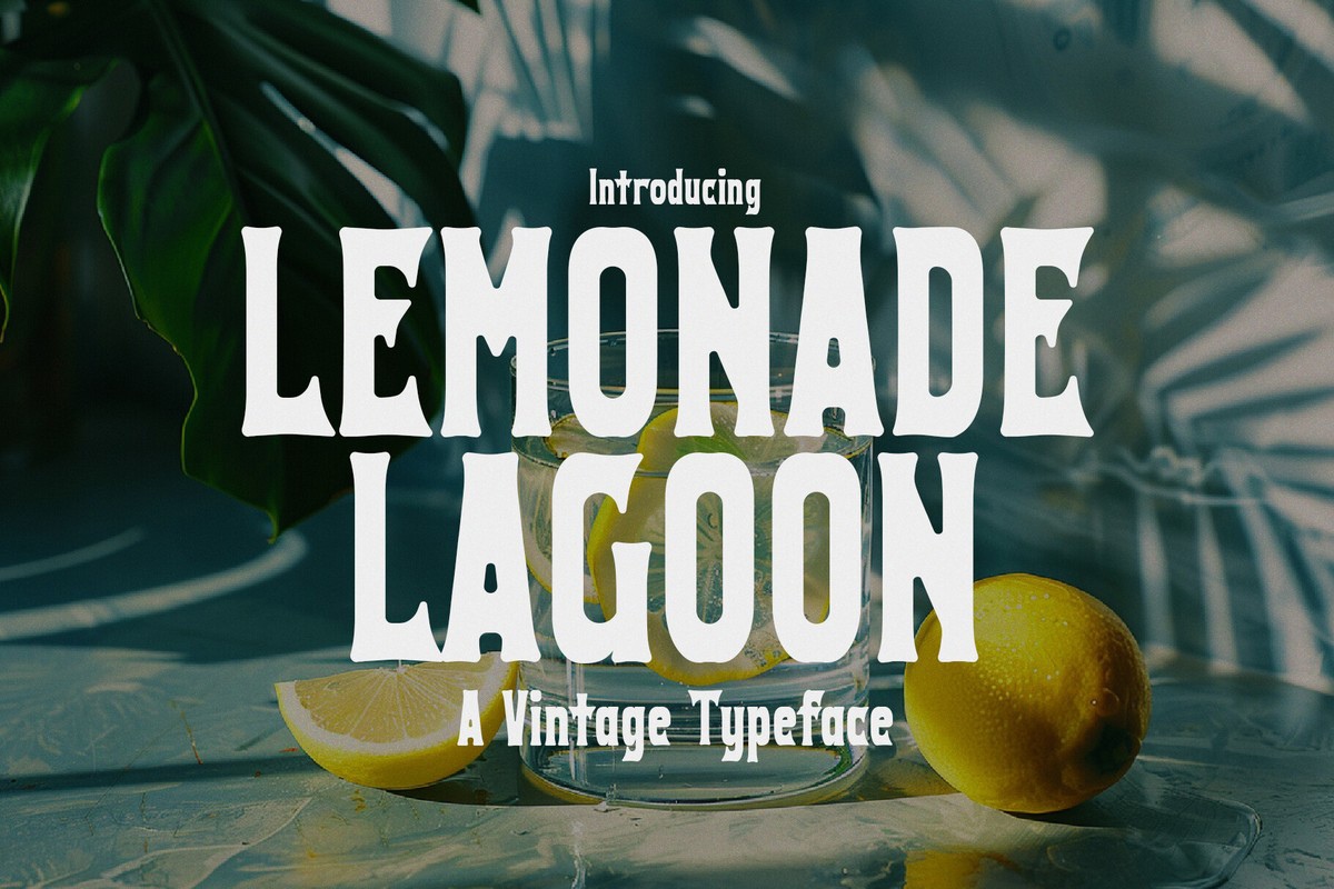 Schriftart Lemonade Lagoon