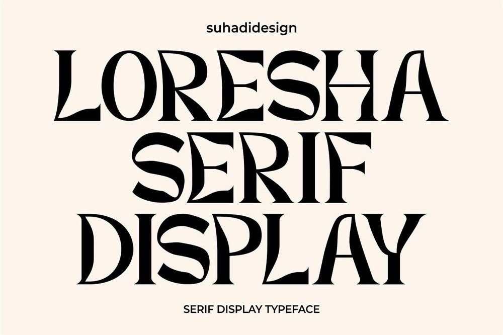 Schriftart Loresha Serif Display