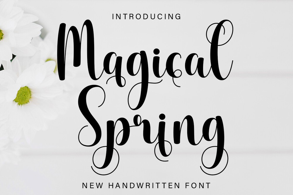 Schriftart Magical Spring