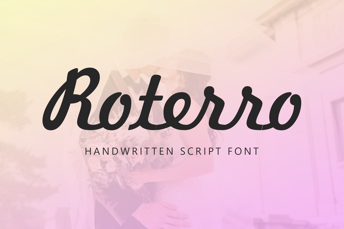 Schriftart Roterro Fams