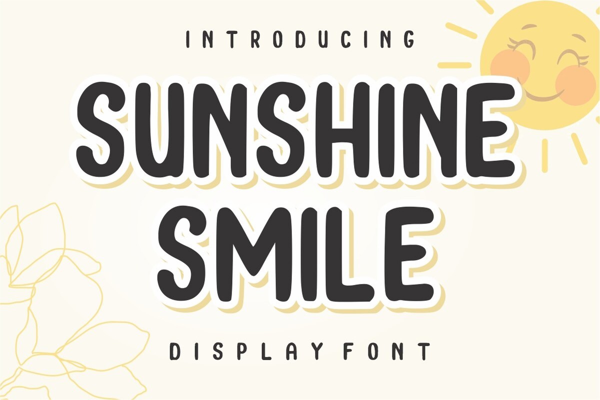 Schriftart Sunshine Smile