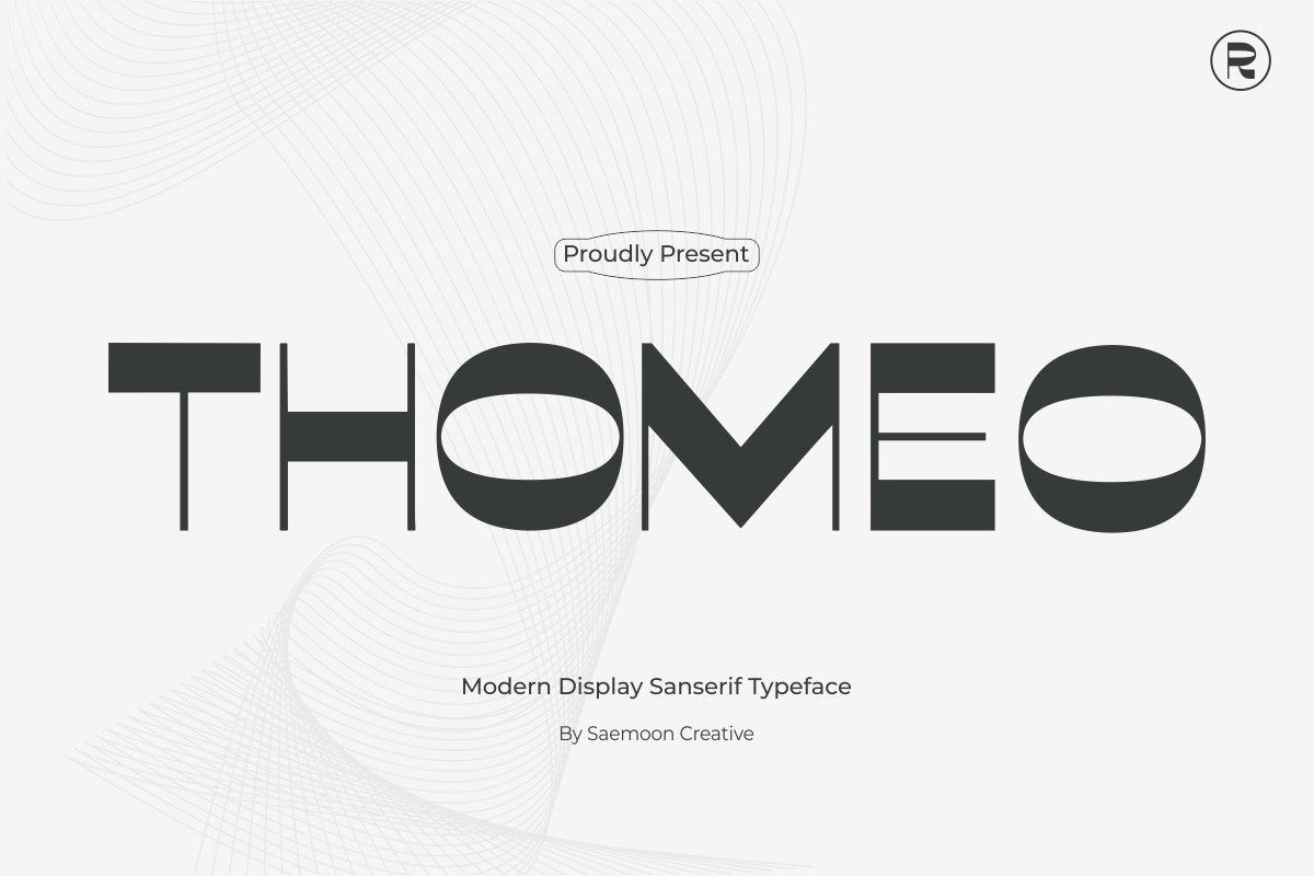 Schriftart Thomeo