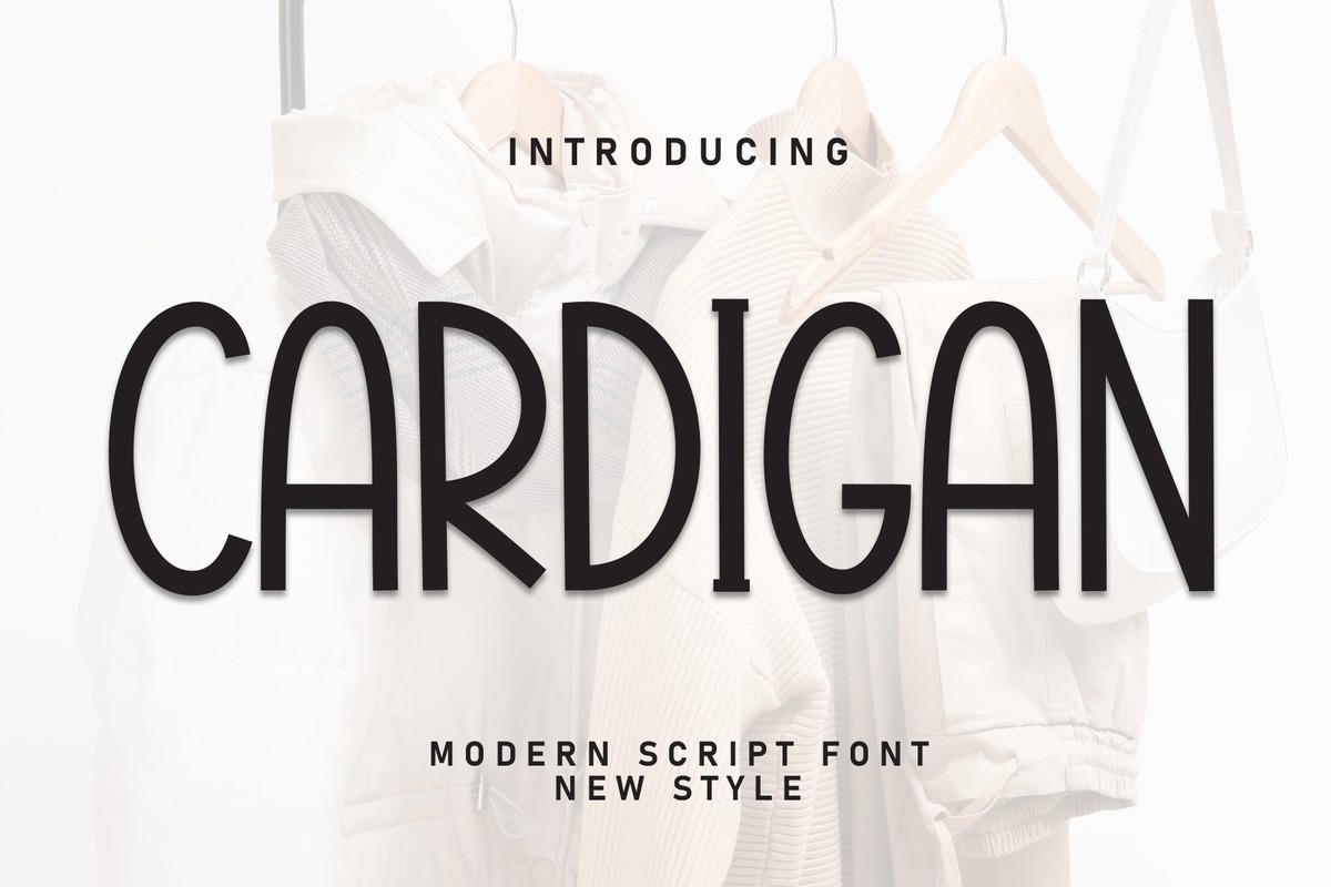 Schriftart Cardigan