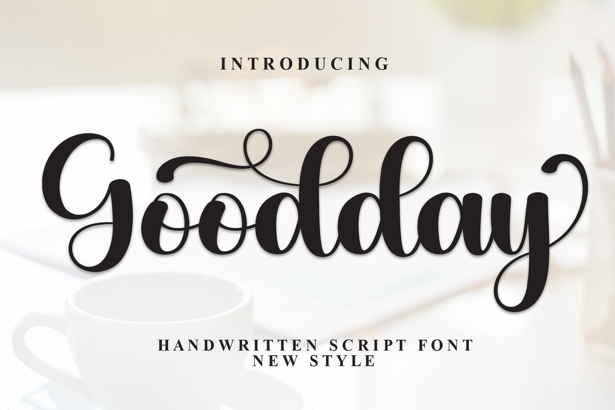 Schriftart Goodday