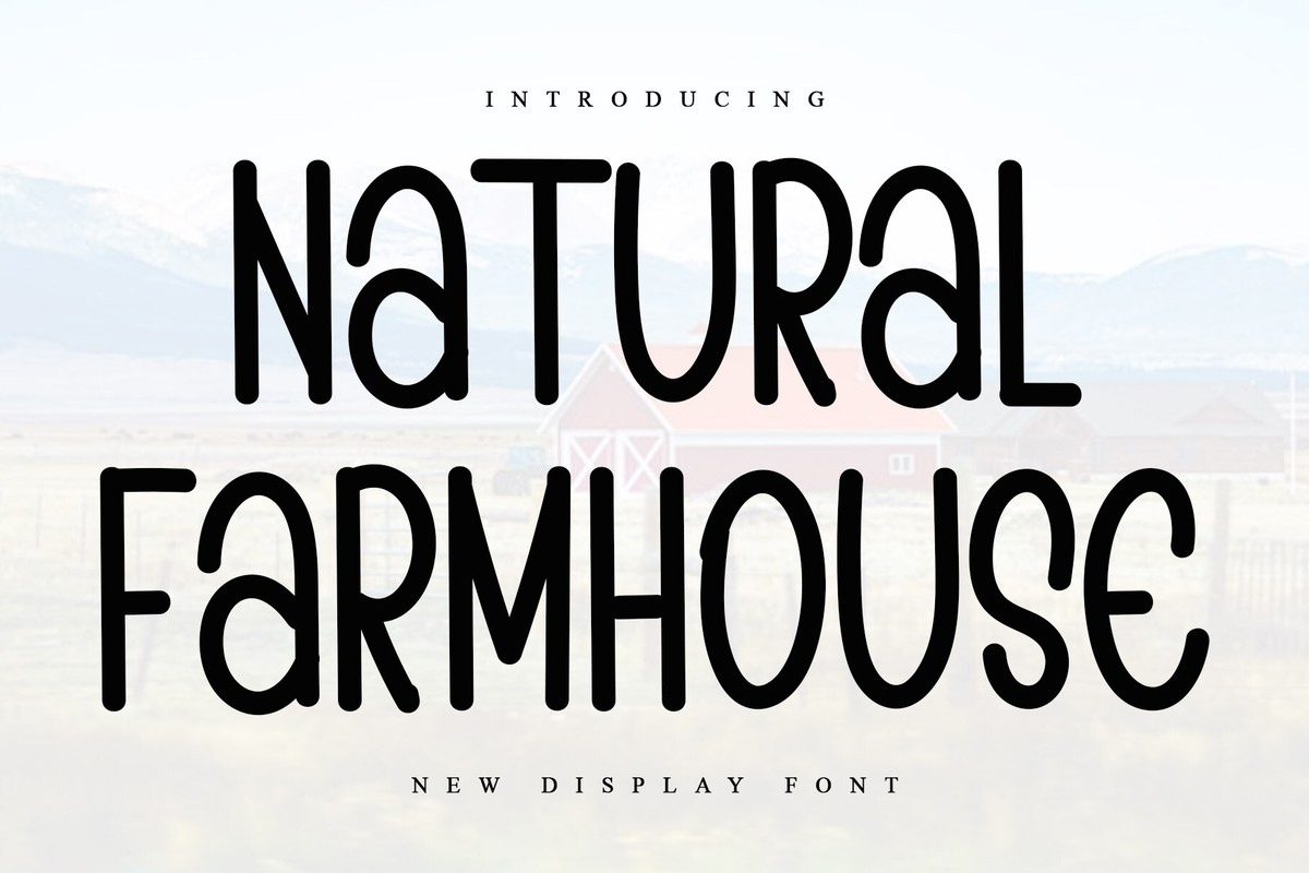 Schriftart Natural Farmhouse