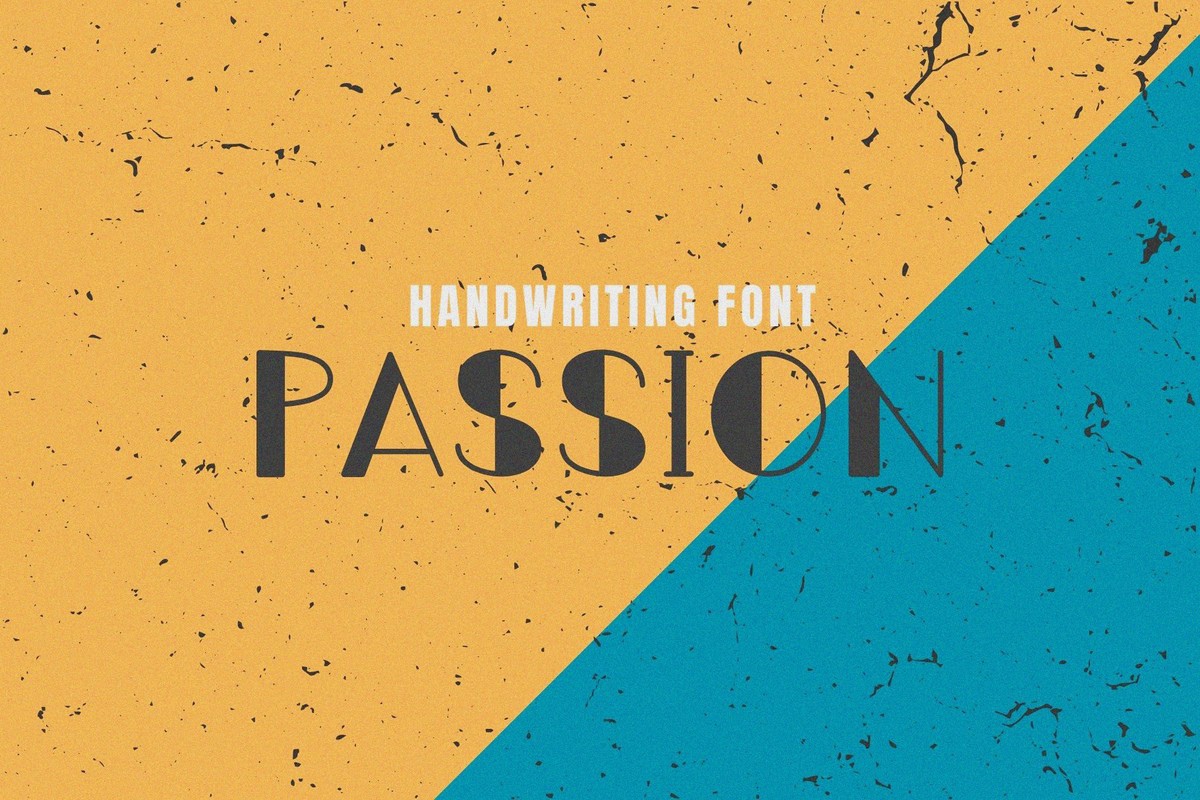 Schriftart Passion