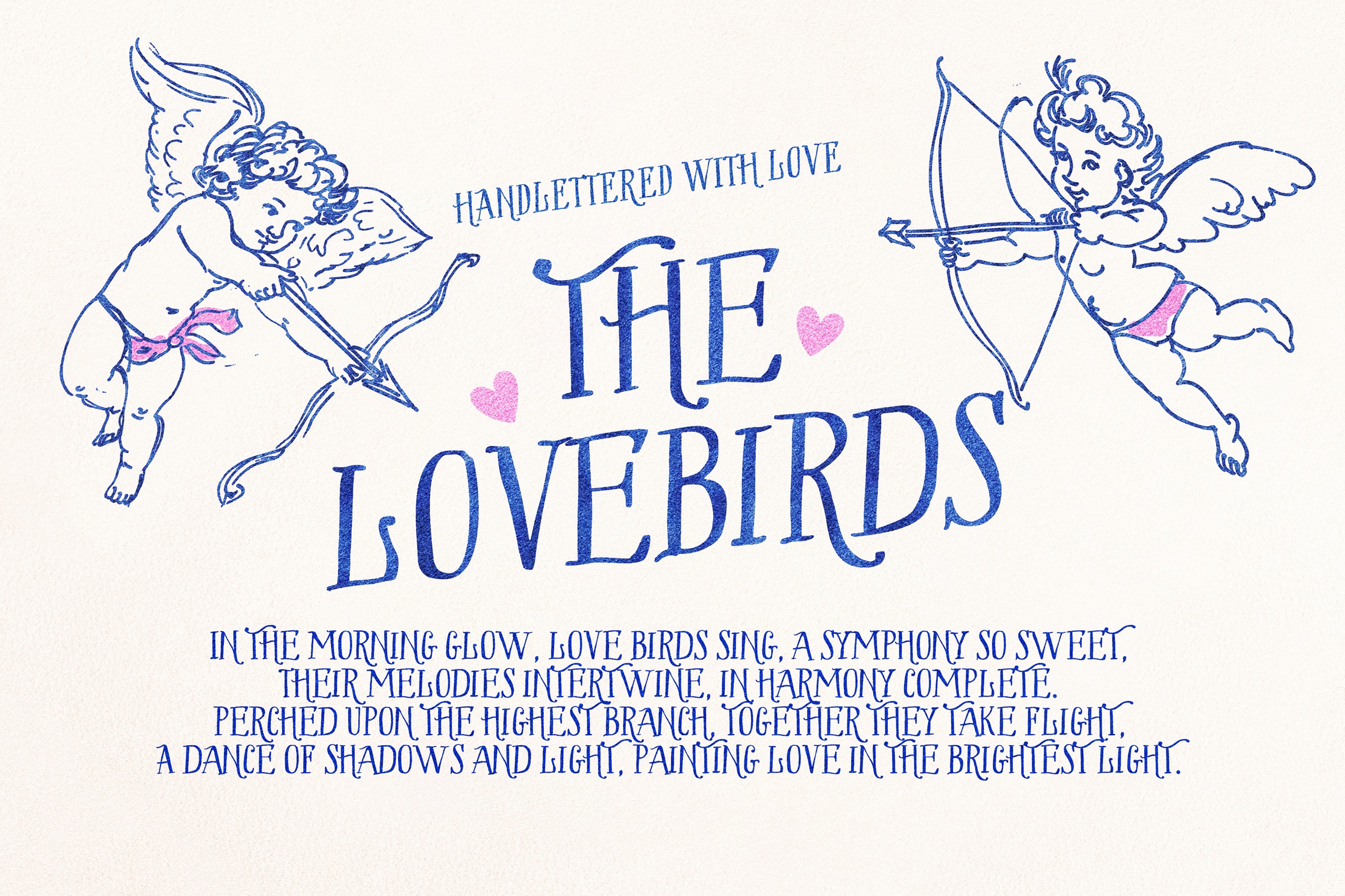 Schriftart The Lovebirds Demo