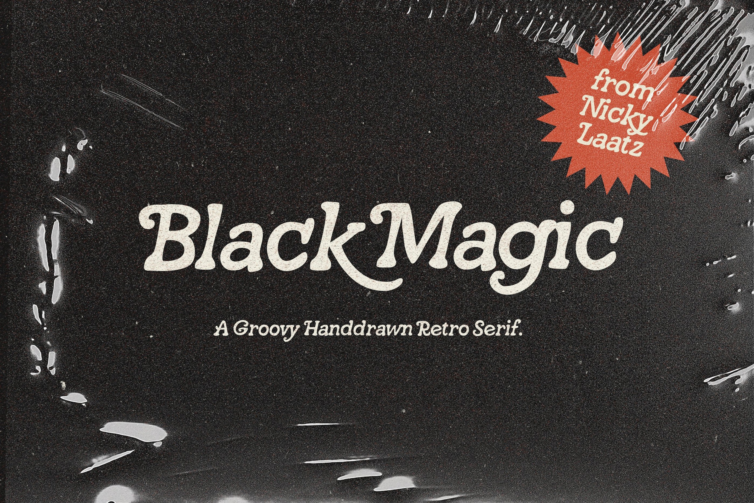 Schriftart Black Magic