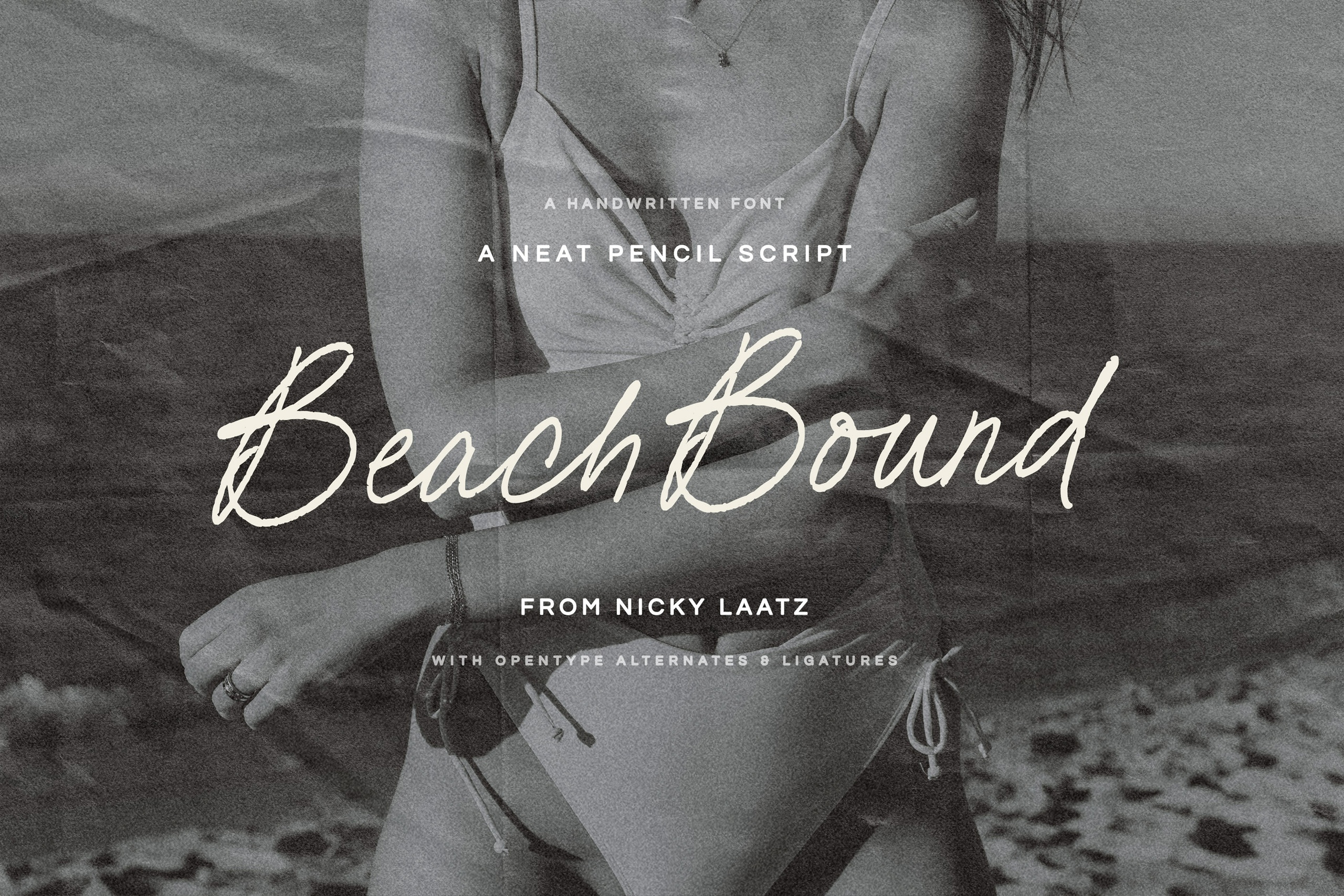 Schriftart Beach Bound