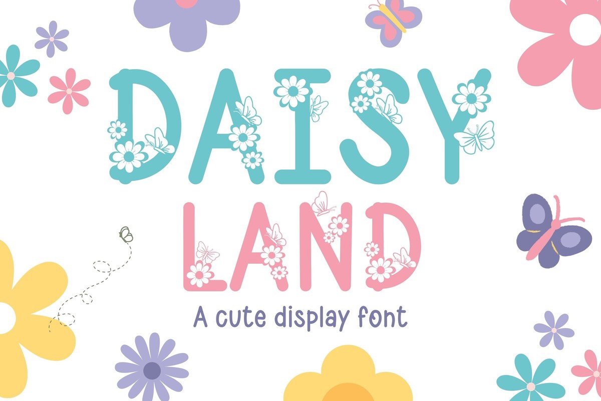 Schriftart Daisy Land