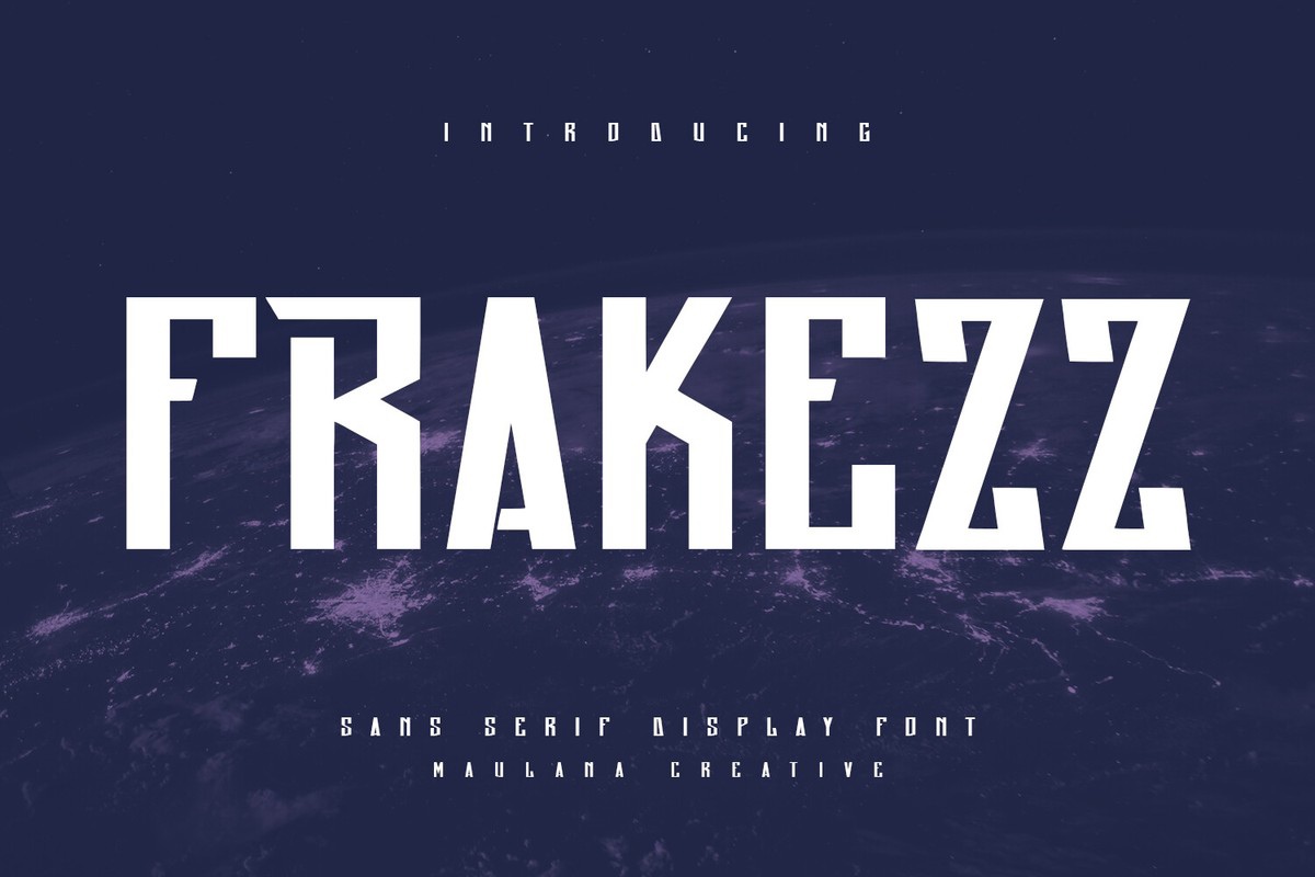 Schriftart Frakezz