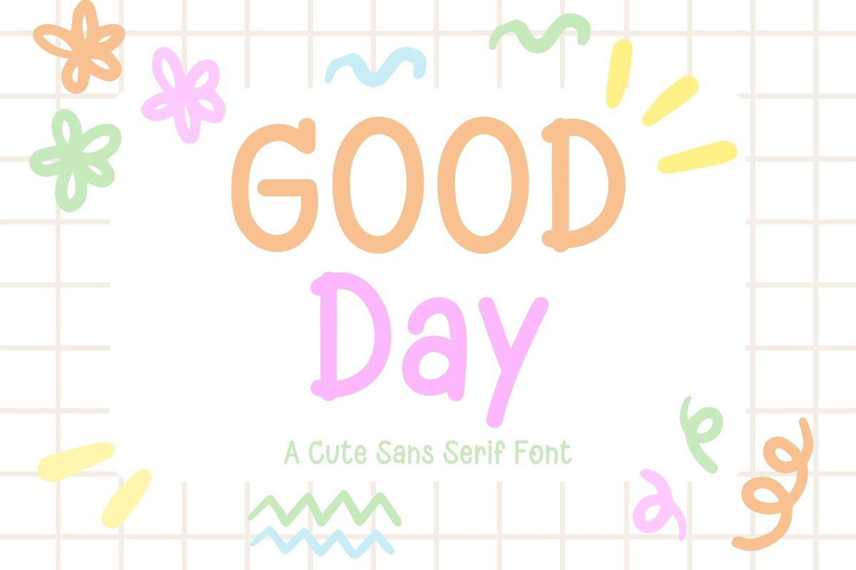 Schriftart Good Day