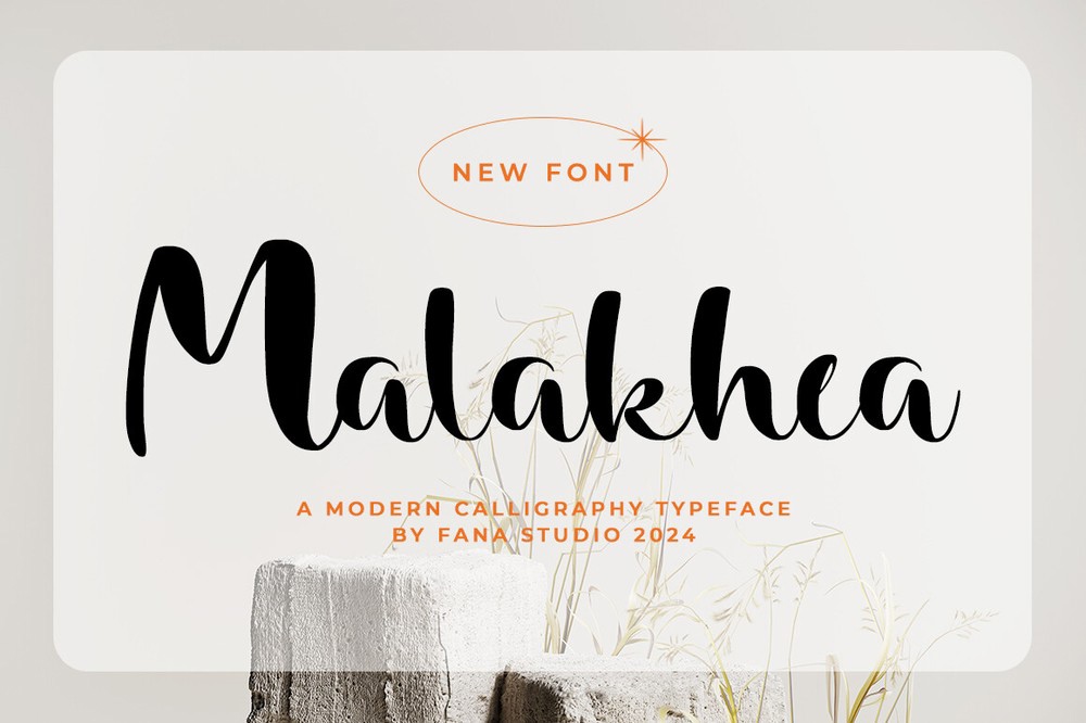 Schriftart Malakhea