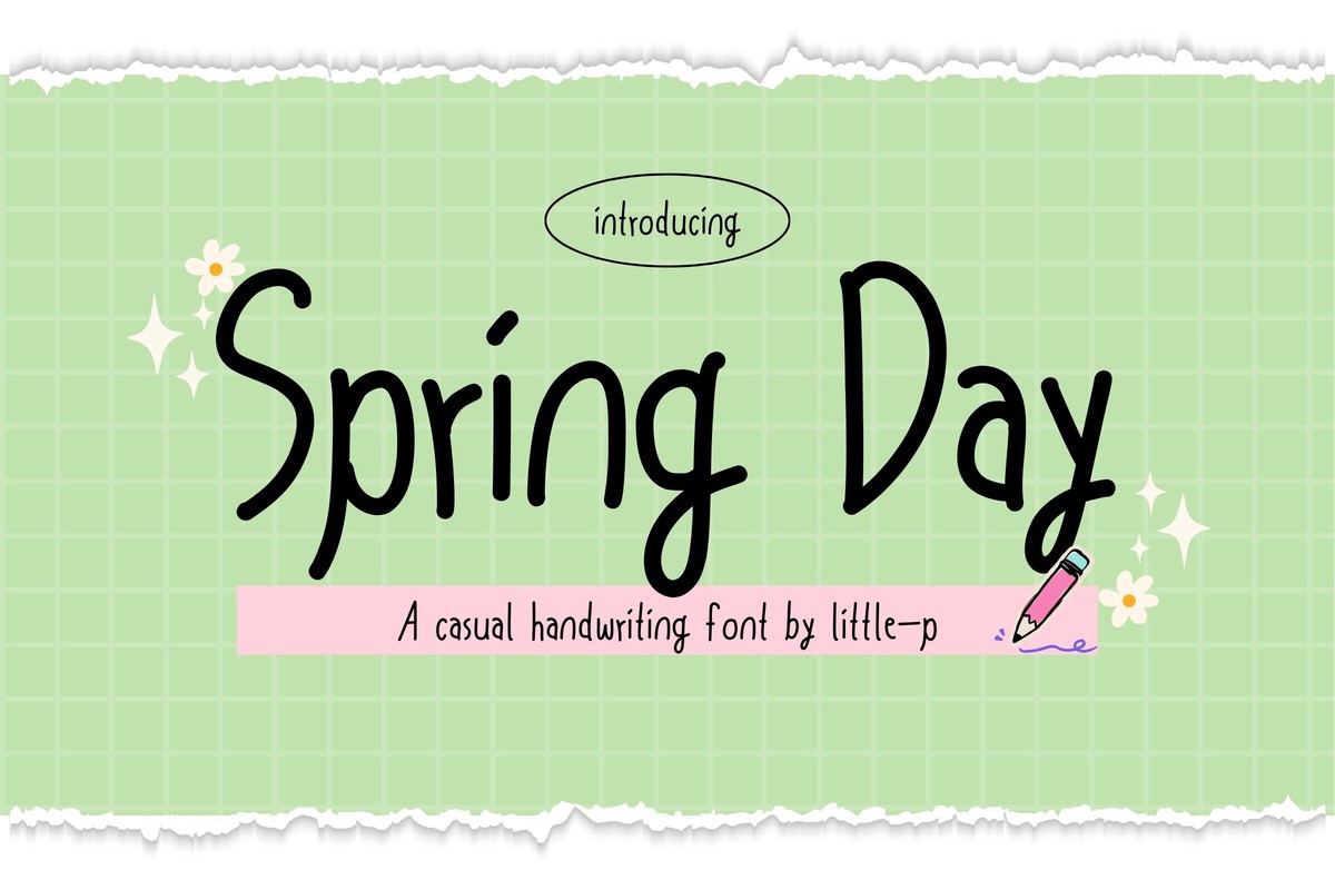 Schriftart Spring Day