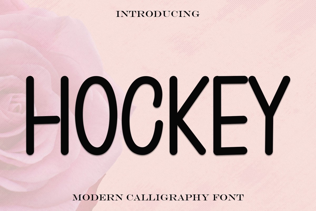 Schriftart Hockey