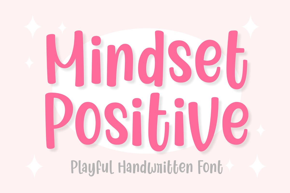 Schriftart Mindset Positive