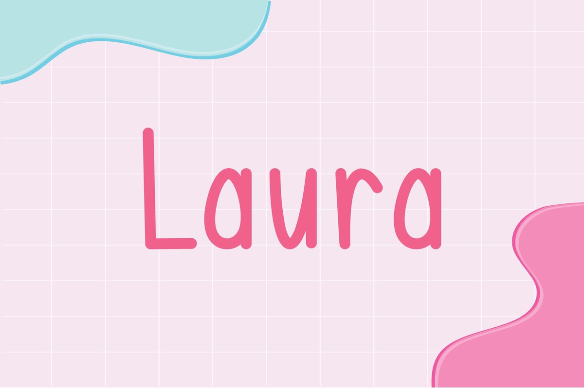 Schriftart Laura