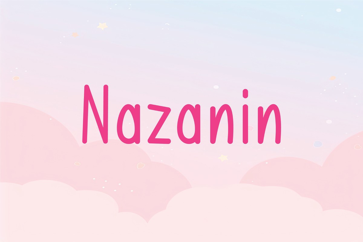 Schriftart Nazanin