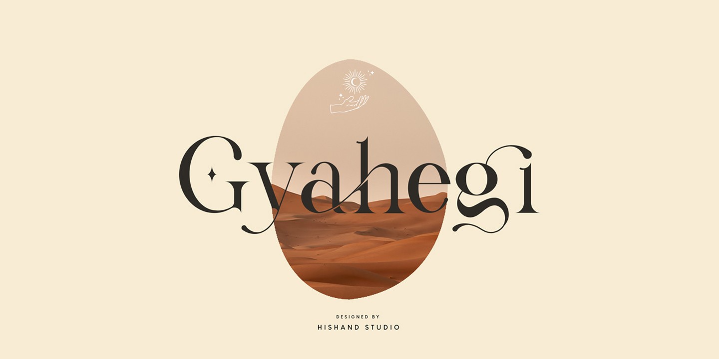 Schriftart Gyahegi