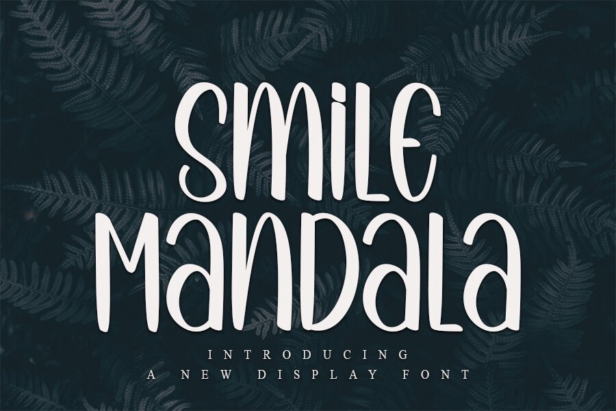 Schriftart Smile Mandala