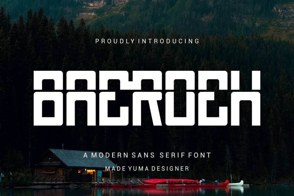 Schriftart Baeroeh