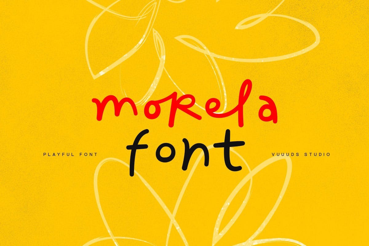 Schriftart Morela