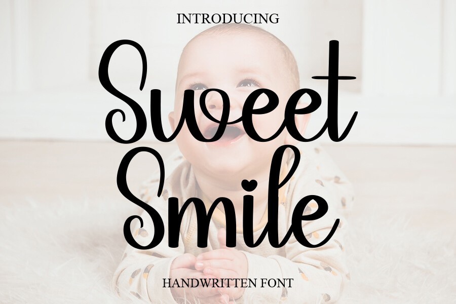 Schriftart Sweet Smile