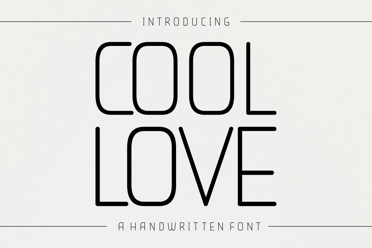 Schriftart Cool Love