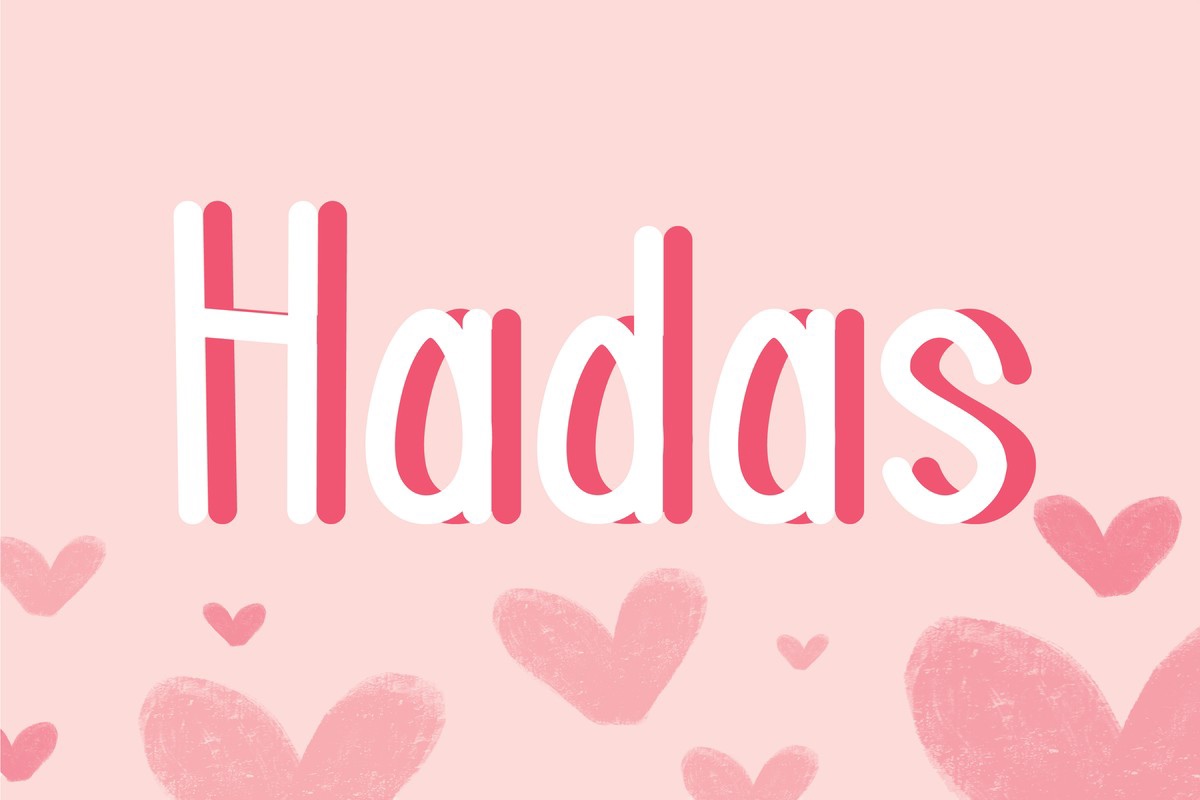 Schriftart Hadas