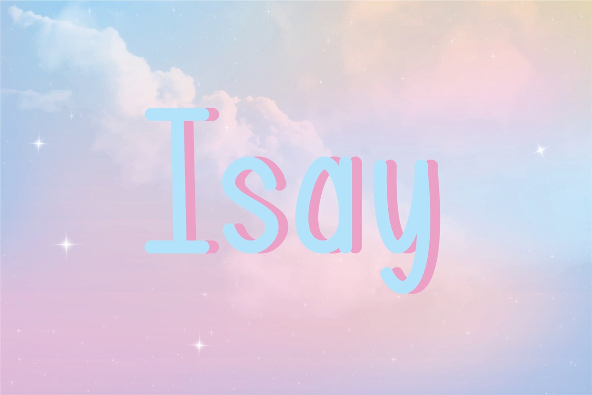 Schriftart Isay