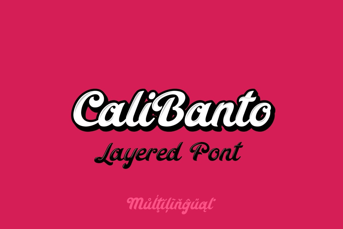 Schriftart CaliBanto