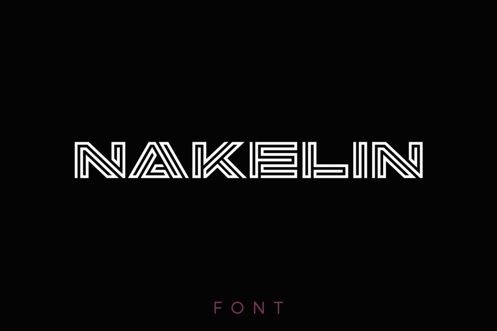 Schriftart Nakelin