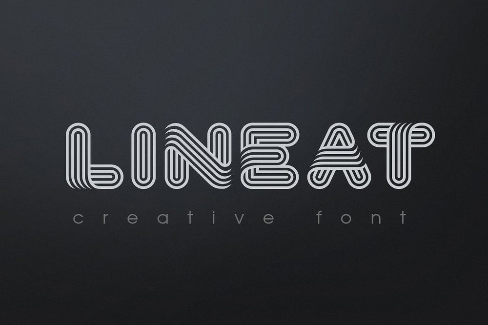 Schriftart Lineat