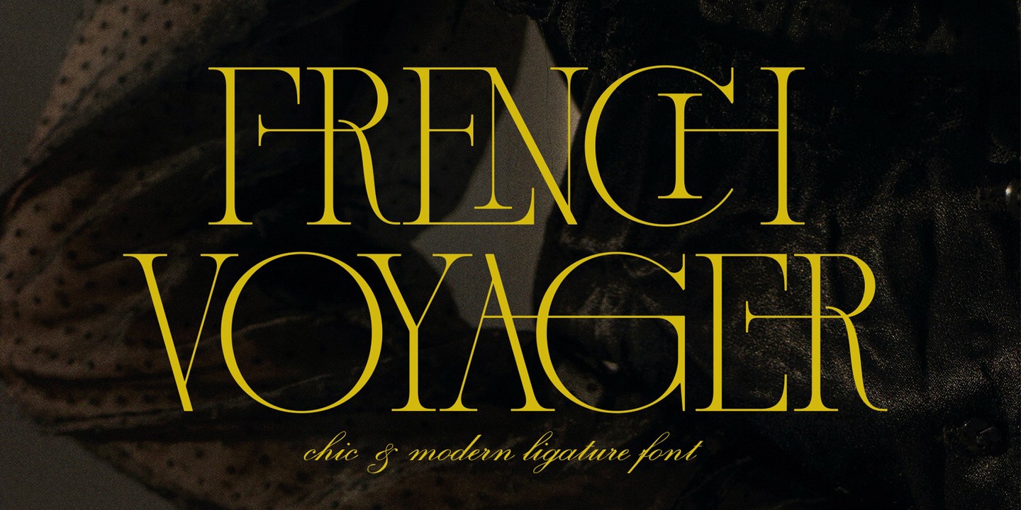 Schriftart French Voyager