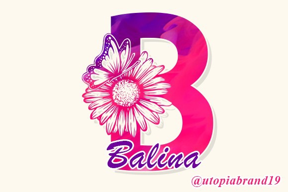 Schriftart Balina Monogram