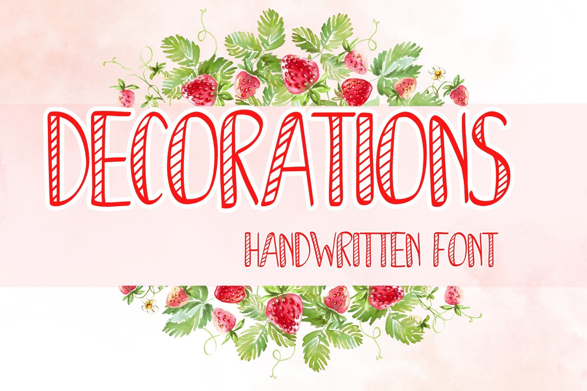 Schriftart Decorations