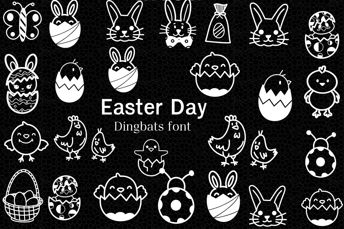 Schriftart Easter Day