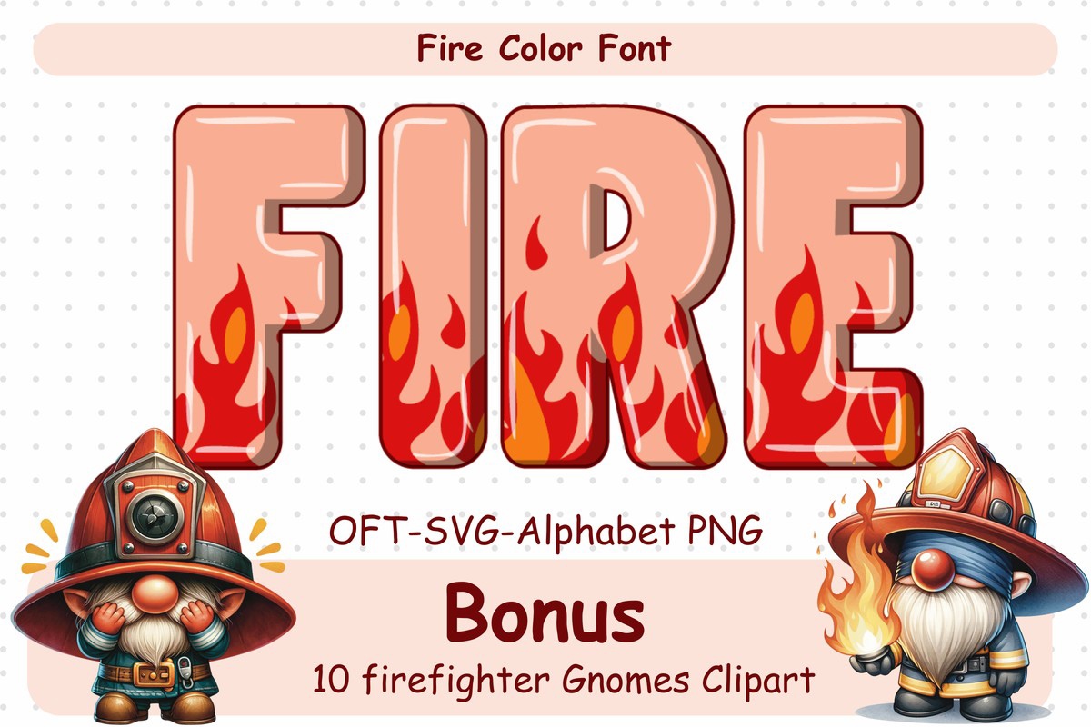 Schriftart Fire