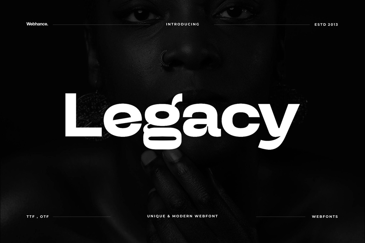 Schriftart Legacy