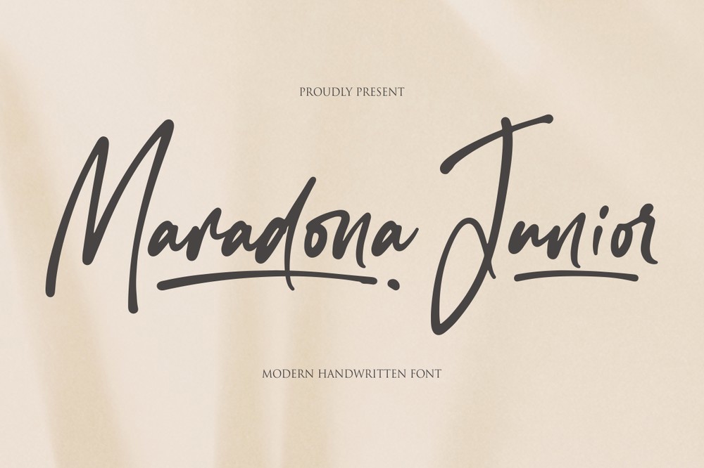 Schriftart Maradona Junior