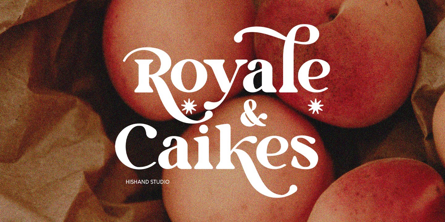 Schriftart Royale & Caikes